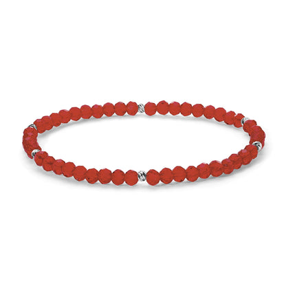 Mini-Crystal Bracelets - Silver Accents