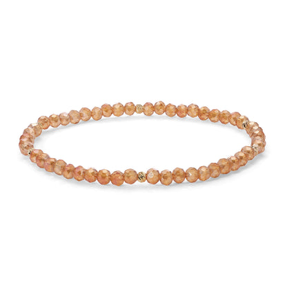 Mini-Crystal Bracelets - Gold Accents