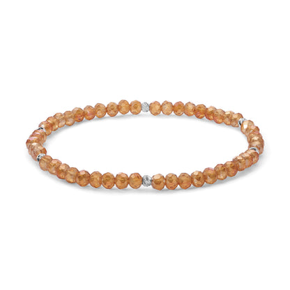 Mini-Crystal Bracelets - Silver Accents