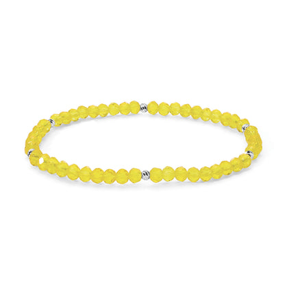 Mini-Crystal Bracelets - Silver Accents