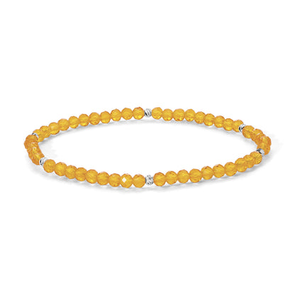 Mini-Crystal Bracelets - Silver Accents