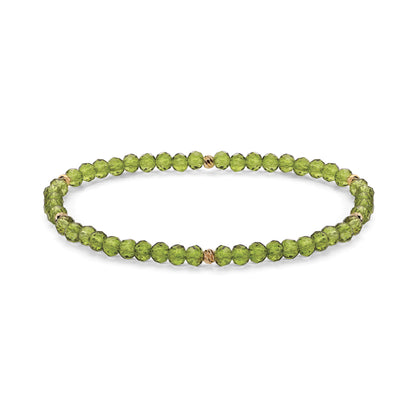 Mini-Crystal Bracelets - Gold Accents