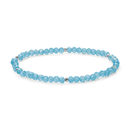 Mini-Crystal Bracelets - Silver Accents