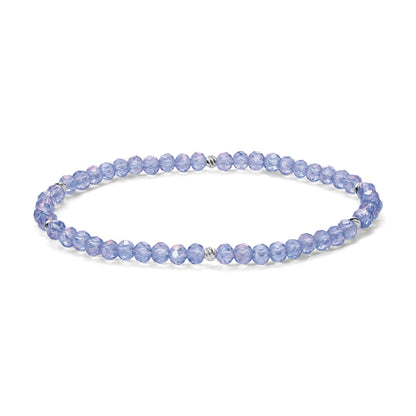 Mini-Crystal Bracelets - Silver Accents