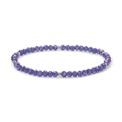 Mini-Crystal Bracelets - Silver Accents