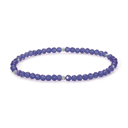 Mini-Crystal Bracelets - Silver Accents