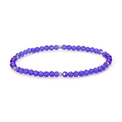 Mini-Crystal Bracelets - Silver Accents