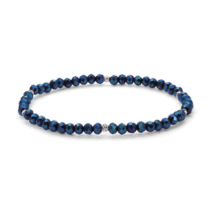 Mini-Crystal Bracelets - Silver Accents