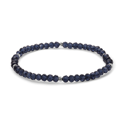Mini-Crystal Bracelets - Silver Accents