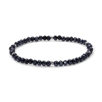 Mini-Crystal Bracelets - Silver Accents