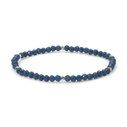 Mini-Crystal Bracelets - Silver Accents