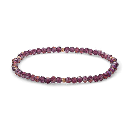 Mini-Crystal Bracelets - Gold Accents