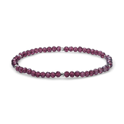 Mini-Crystal Bracelets - Silver Accents