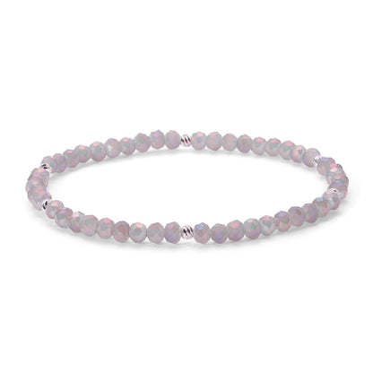 Mini-Crystal Bracelets - Silver Accents