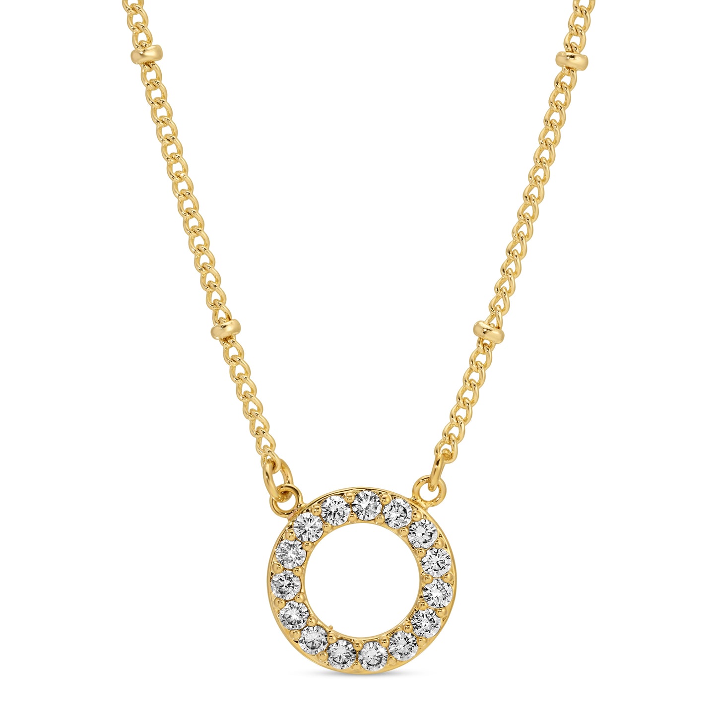 Gold & Sterling Silver Plated Petite Chain Pendants