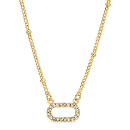 Gold & Sterling Silver Plated Petite Chain Pendants