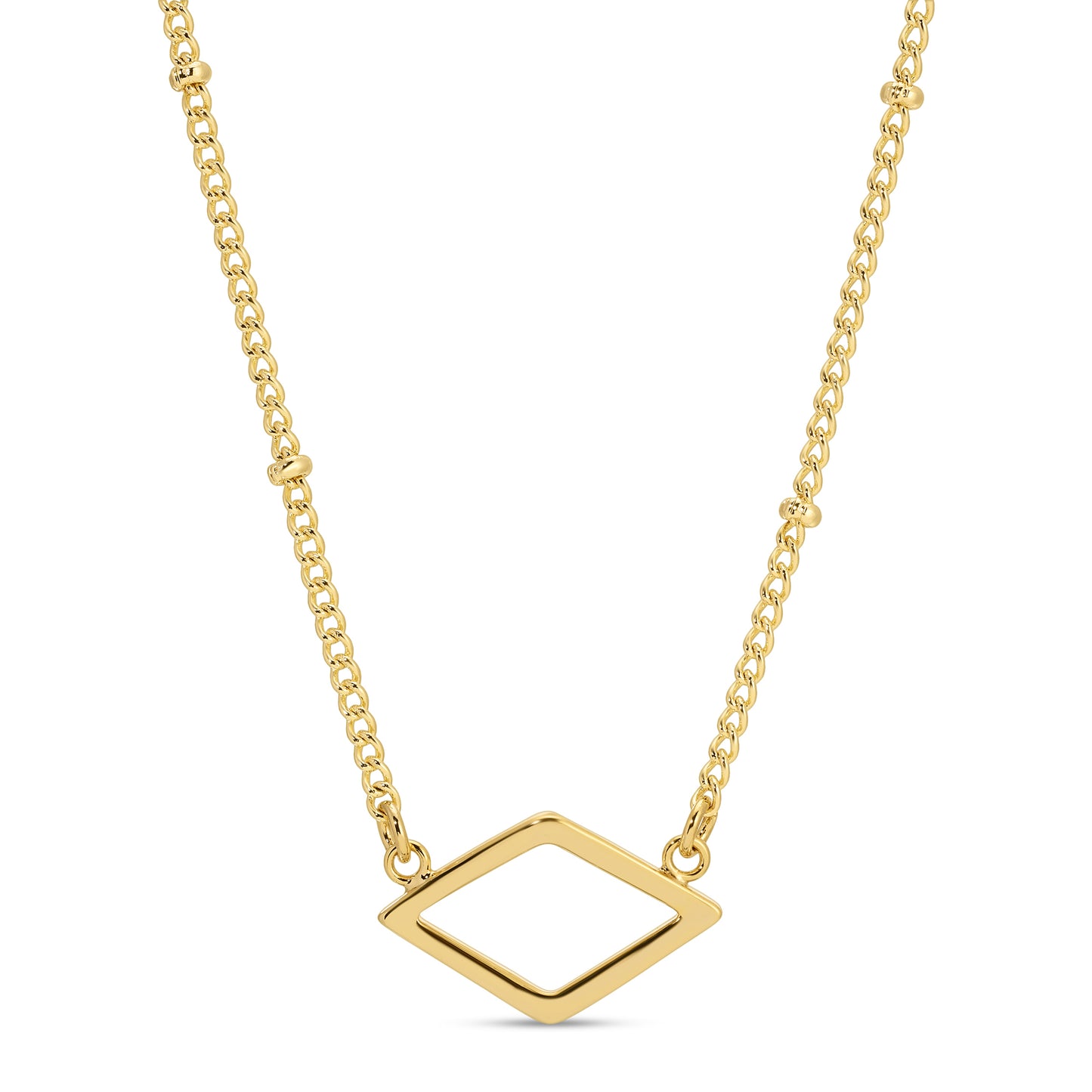 Gold & Sterling Silver Plated Petite Chain Pendants