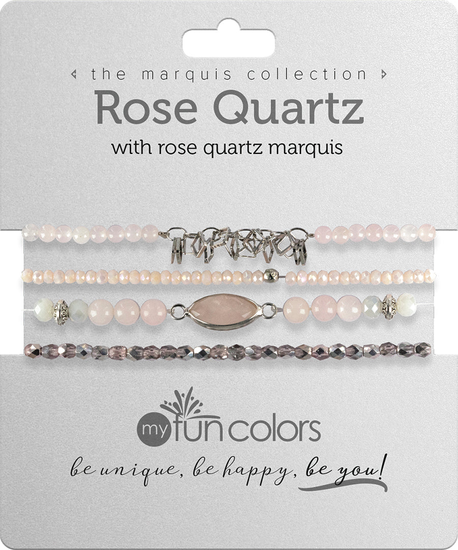 Rose Quartz with Rose Quartz Marquis