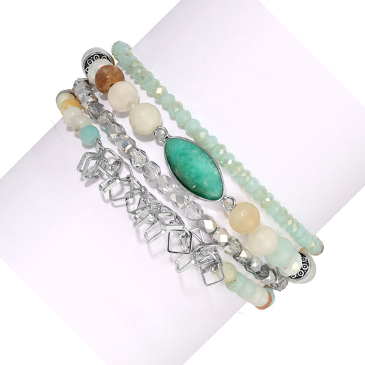 Amazonite with Amazonite Marquis