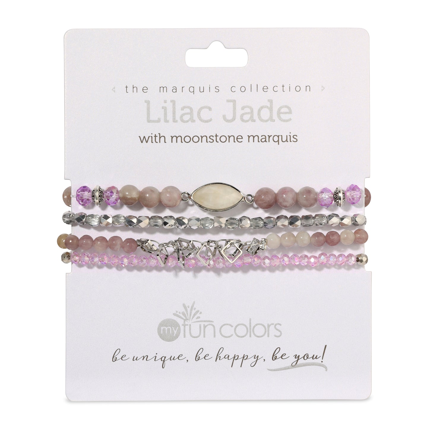 Lilac Jade with Moonstone Marquis