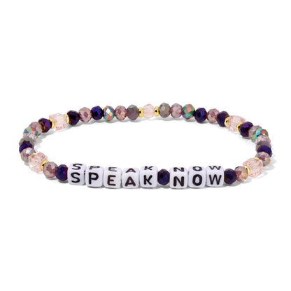Popstar Colorful Word Bracelet