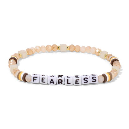 Popstar Colorful Word Bracelet