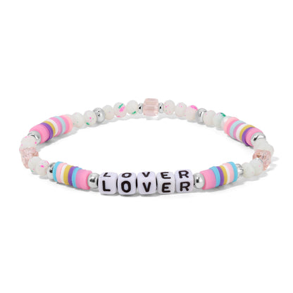 Popstar Colorful Word Bracelet