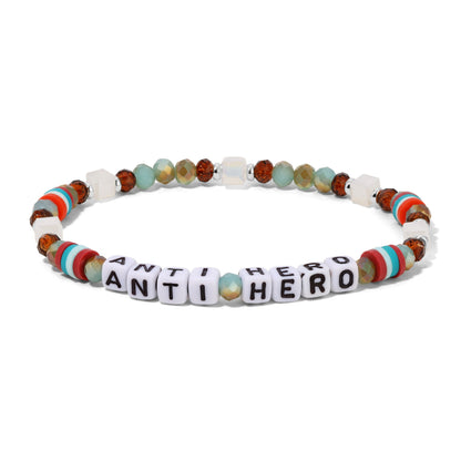 Popstar Colorful Word Bracelet