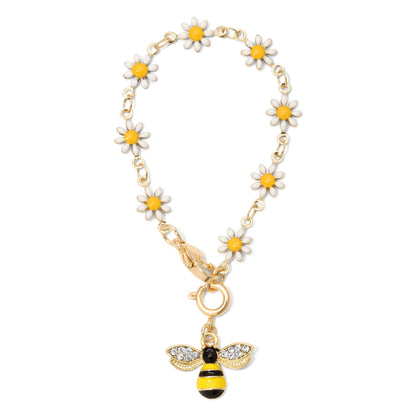 Bumble Bee & Daisy Tumbler Charm