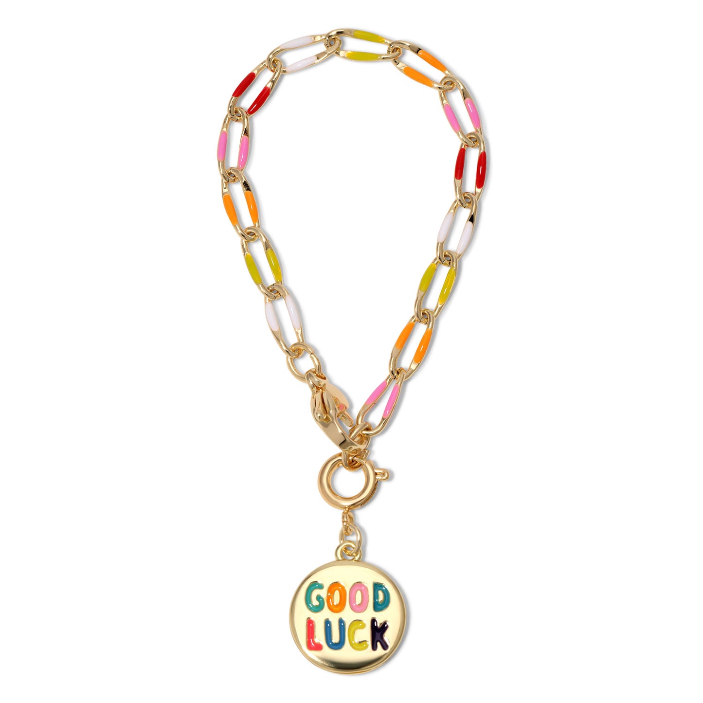 Good Luck Multi-Color Tumbler Charm