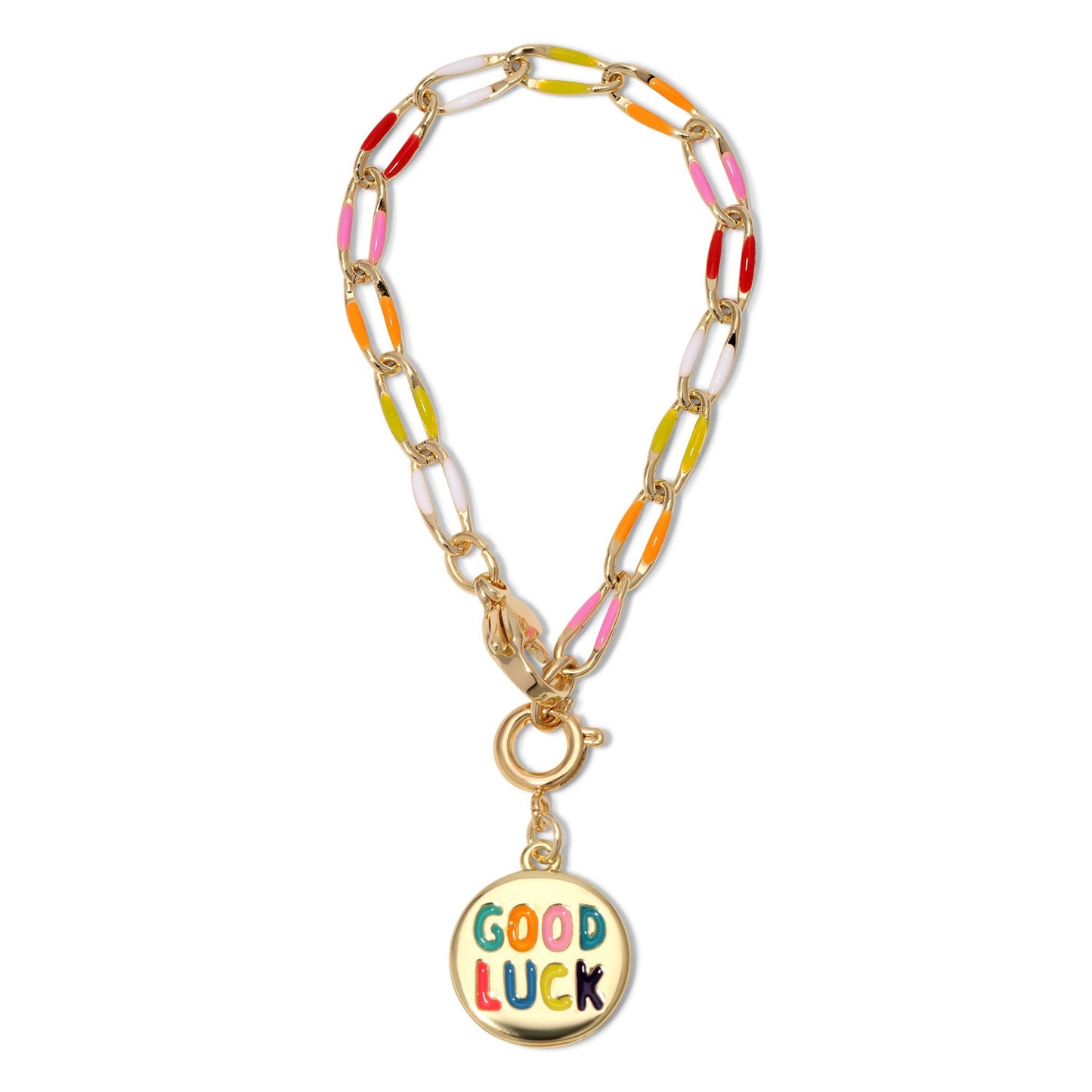 Good Luck Multi-Color Tumbler Charm