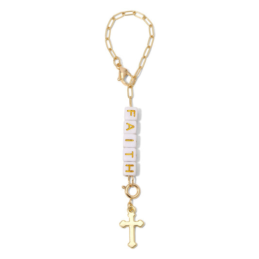 Faith - Cross Tumbler Charm