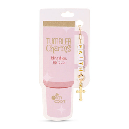 Faith - Cross Tumbler Charm