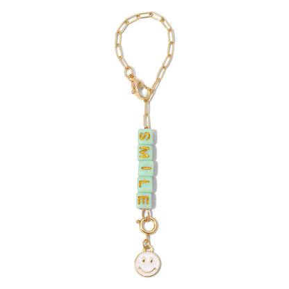 Smile Happy Face Tumbler Charm