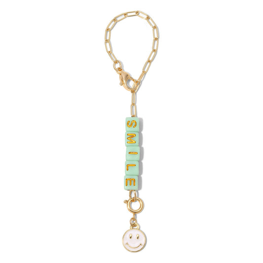 Smile Happy Face Tumbler Charm