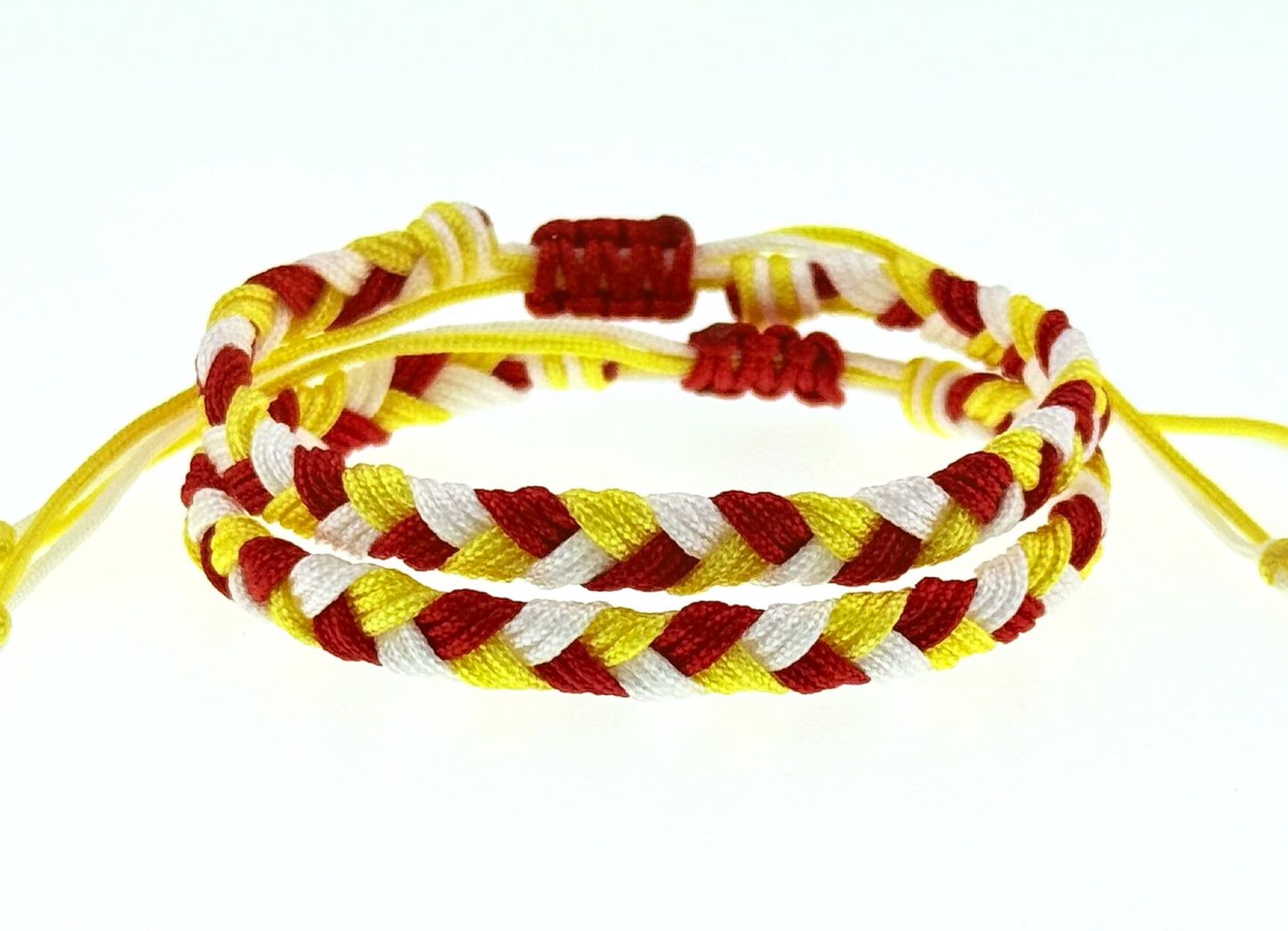 Fanfare Braided Team Color Bracelets (Set of 2)