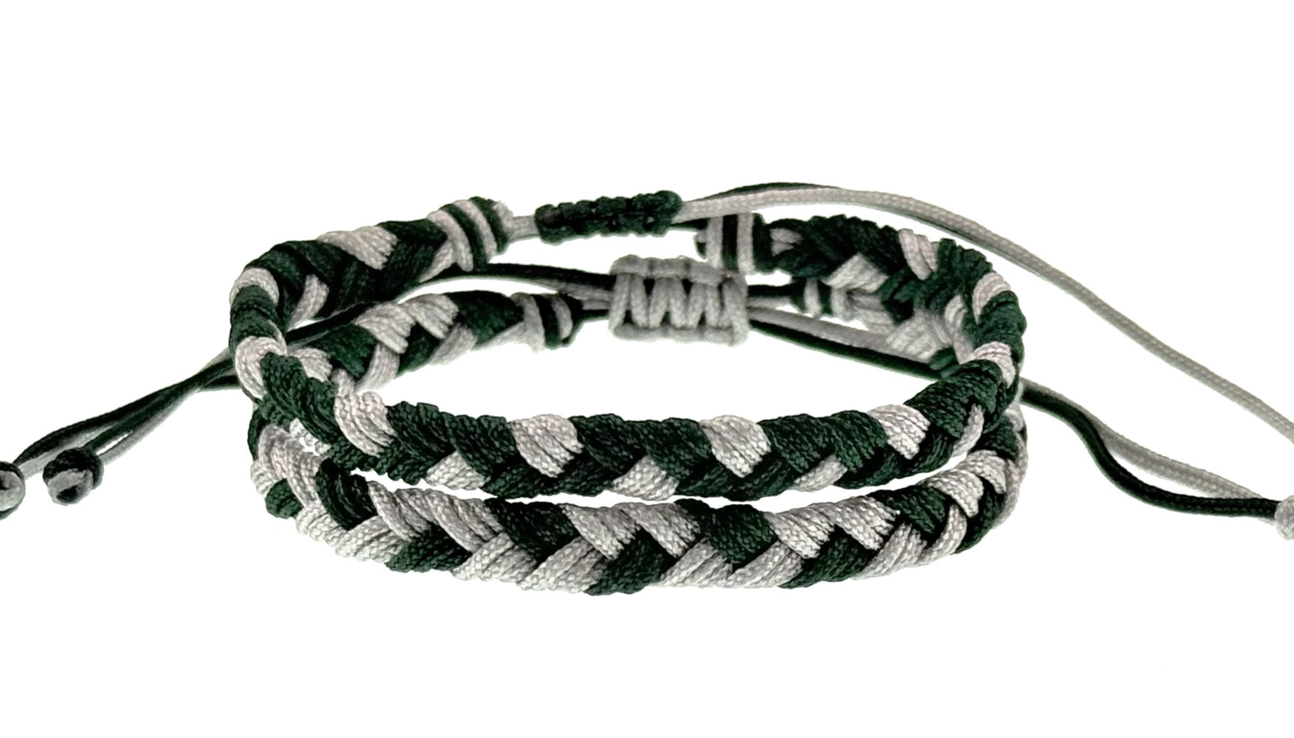 Fanfare Braided Team Color Bracelets (Set of 2)