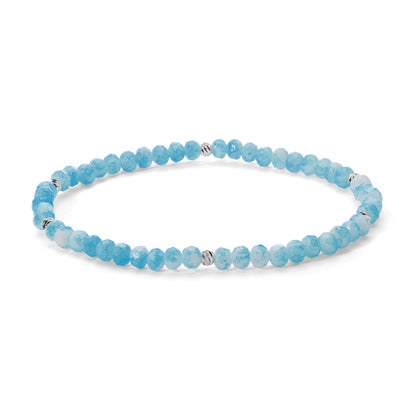 Mini-Crystal Bracelets - Silver Accents