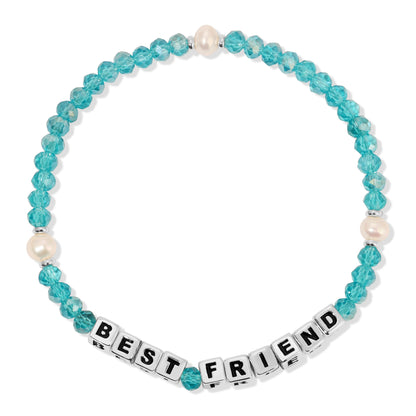BEST FRIEND Colorful Words Bracelet