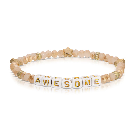 AWESOME Kids Colorful Words Bracelet