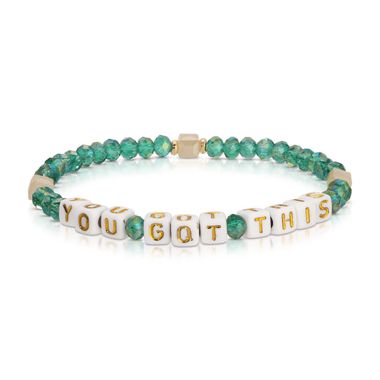 YOU GOT THIS Kids Colorful Words Bracelet